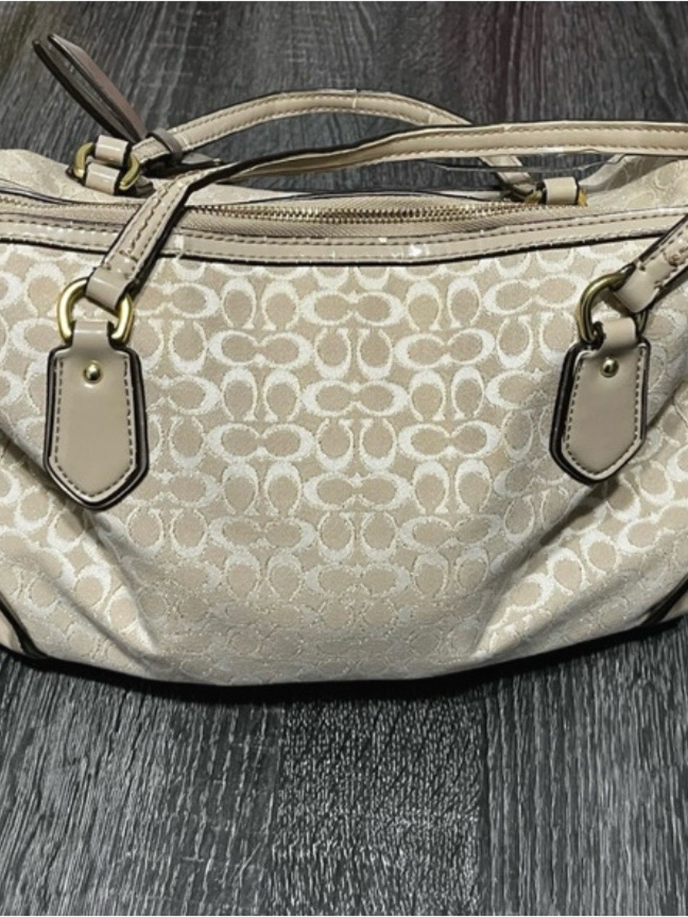 Coach Signature Purse - Picture 2 of 7